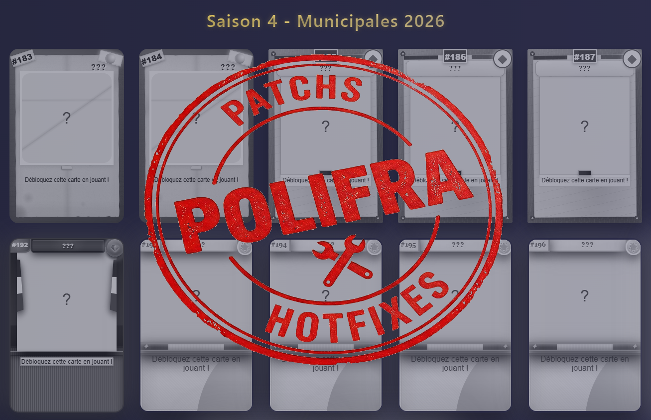 Illustration patchnote Mise à jour de correctifs de bugs et d'ajustements